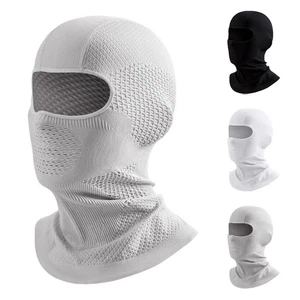 Motorcycle Balaclava Ski Mask Stretch Thermal Face Mask Neck Warmer Headwear Hat - Picture 1 of 21