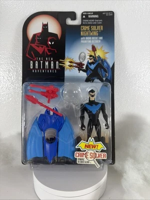 The New Batman Adventures Crime Solver Nightwing Action Figure 1997 Kenner NEW - Image 1 of 4