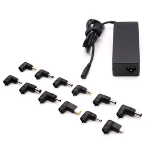 LAPTOP ADAPTER WITH 12 CONNECTORS 90W MULTI LAPTOP PC INTERCHANGEABLE - Zdjęcie 1 z 7