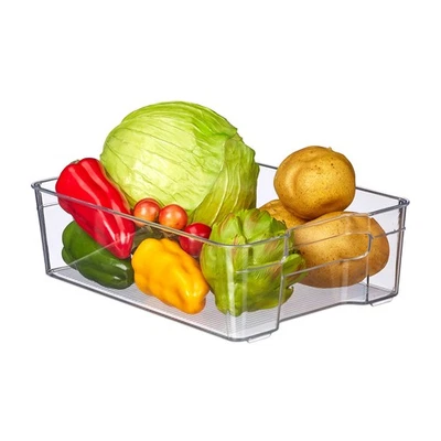 3 x Kühlschrank Organizer groß Küchen Organizer transparent Kühlschrankbox Küche - Bild 1 von 4