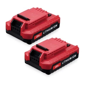 2 Pack 3000mAh 20V MAX PCC685L Replacement Lithium Ion Battery for Porter Cab... - Picture 1 of 8