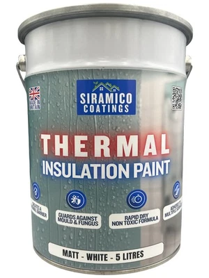 Anti-Condensation Paint Thermal Barrier | 5 Litres | Matt White - Image 1 of 4