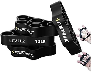 4 Pack Hand Exerciser Grip Strengthener, Finger Stretcher Hand Grip Resistanc... - Picture 1 of 5