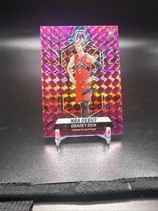 2023-24 Panini Mosaic Gradey Dick Pink Mosaic Prizm Rookie /149 #260 Raptors - Picture 1 of 2