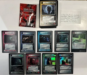 Juego casi completo Star Trek CCG Blaze of Glory 125/130 +9 láminas VRF - Imagen 1 de 6