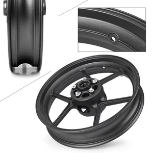 Motor Steel Front Wheel Rim For Kawasaki Ninja ZX10R ZX6R 2006 2007 08-10 Black - Picture 1 of 11