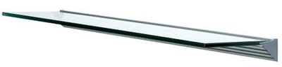 Wallscapes Glacier Floating Glass Wall Shelf Kit, 8"X36", Clear - Image 1 of 4