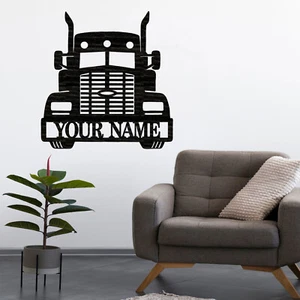 Personalized Big Rig Name sign, Wood plaque sign,wood Crafts - Bild 1 von 6