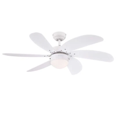 Westinghouse Ceiling Fan Lamp with Pull Switch Turbo Swirl White - Image 1 of 2