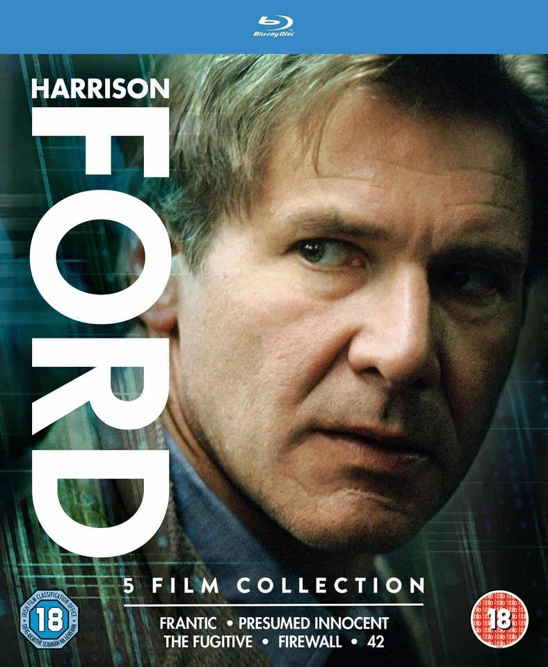 Harrison Ford 5 Film Collection New Region B Blu-ray The Fugitive  Firewall - image 1 of 1