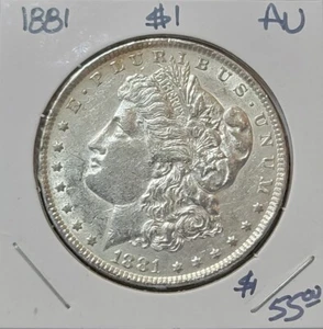 1881 $1 Morgan Silver Dollar Circulated - Picture 1 of 2