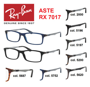 Aste di ricambio per occhiali da vista Ray Ban ricambi rayban RX 7017 RB asta