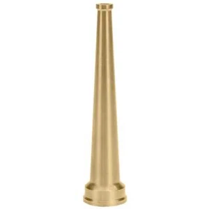 Fire Hose Nozzle, 2-1/2" NST, Straight Stream Pipe Nozzle, 1" Orifice, 12" Le... - Picture 1 of 1