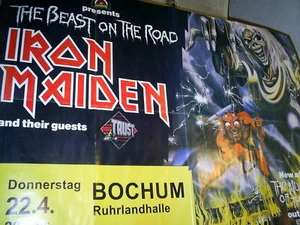 IRON MAIDEN - THE BEAST ON THE ROAD - RIESEN POSTER A1 - 82cm x 59cm - TOP - Bild 1 von 1