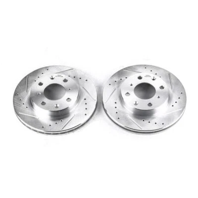 PowerStop Disc Brake Rotor Set - Fits Honda CRX 1990-1991, Honda Civic 1990-2000 - Изображение 1 из 4