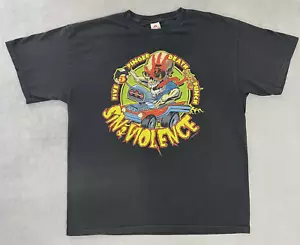 Five Finger Death Punch Shirt Mens XL Black Sin & Violence Faded Grunge Crew - Picture 1 of 8