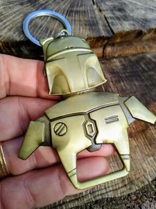 Star Wars Boba Fett / Large Metal Key Chain Bottle Opener - Picture 1 of 4
