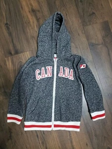 ATC All Things Canadian Kids MEDIUM Full Zip Long Sleeve Hoodie - Picture 1 of 3