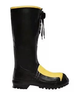 LACROSSE META 16" SCHWARZ METATARSAL GUARD GUMMI ARBEITSSTIEFEL 00228260 - HERREN GRÖSSE 9 - Bild 1 von 4