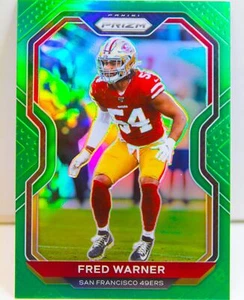 Fred Warner 2020 Green Prizm Football Refractor Card #286 San Francisco 49ers - Picture 1 of 2
