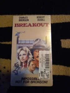 Rare Movie “Breakout” (VHS) with Charles Bronson & Robert Duvall Sealed - Picture 1 of 6