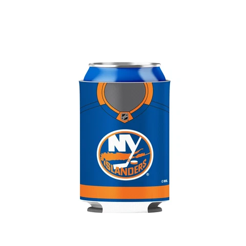 New York Islanders Primary Current Logo NHL Hockey Reversible Can Cooler - 1 Cover