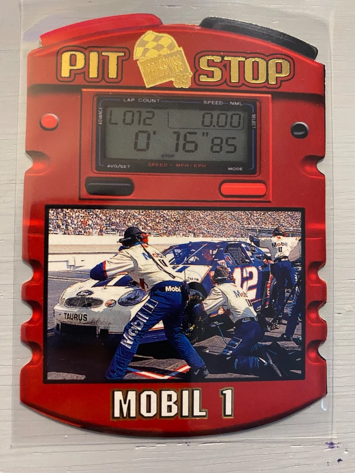 Mobil 1 (Pit Stop #PS8) Pocono 500 - 1999 NASCAR Press Pass - Image 1 of 2