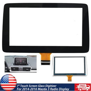 7" LCD Touch Screen Digitizer for Mazda 3 CX-3 MX-5 Radio Navigation BHP1611J0D - Imagen 1 de 8