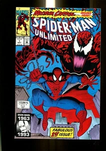 SPIDERMAN UNLIMITED 1 (9.2) MAXIMUM CARNAGE 1ST SHRICK MARVEL (b019) - Picture 1 of 2
