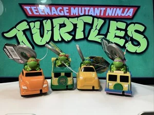 Neu-Teenage Mutant Ninja Turtles ""Rad Rip Racers"" 4er Set Autofiguren - Bild 1 von 12