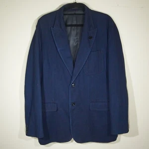 G-Star Correct Line Men's Blue Denim Blazer Suit Jacket Sz 36 Approx - Picture 1 of 24