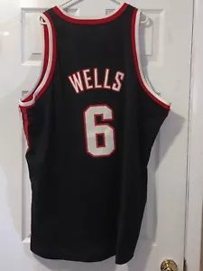 NIKE NBA PORTLAND TRAIL BLAZERS BONZI WELLS JERSEY 4XL - Picture 1 of 7