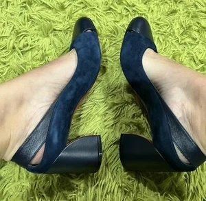 Zapatos de salón CHRISTIAN LOUBOUTIN Miss Duvette 55 tacón alto punta azul marino talla 40 $945 - Imagen 1 de 17
