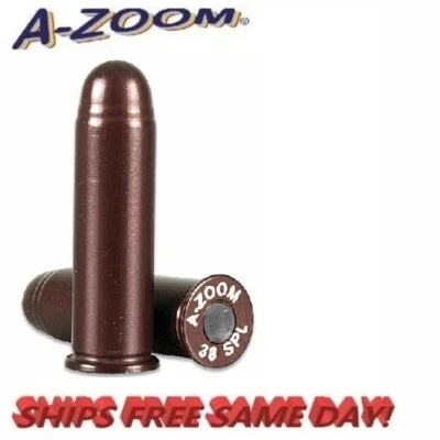 A-Zoom Precision  Metal Snap Caps for 38 Special  #16118  6 per Pack   New ! - Image 1 of 2