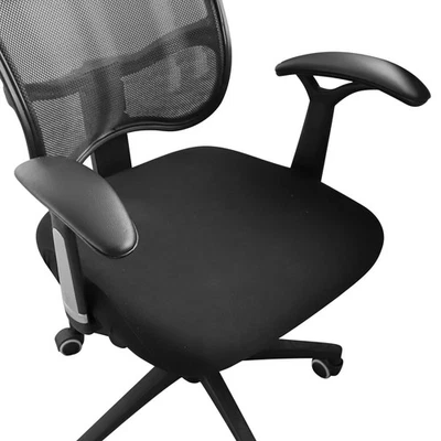 Fundas de asiento para silla de oficina spandex estiramiento computadora escritorio silla asiento cojín Slipcov Foto 1 de 4