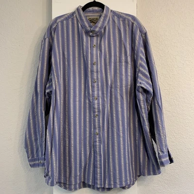 Frontier Classics Shirt Mens 2XL Striped Long Sleeve Western Cowboy Workwear - Image 1 of 4