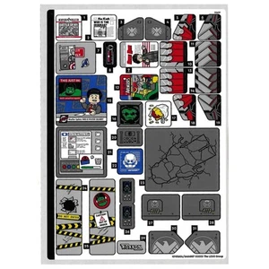 new LEGO Sticker Sheet #1 for Avengers Tower set 76269 - Picture 1 of 1