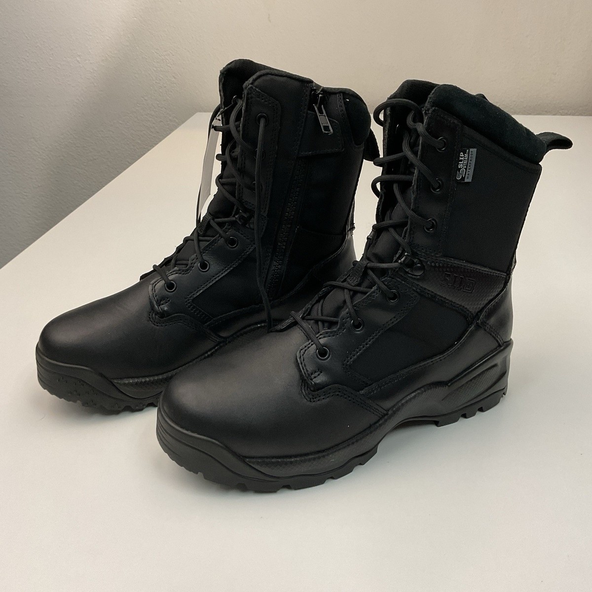 【美品】Tactical Boots 8.5インチ 約２6cm(送料無料) High gloss Korean motorcycle police military tactical boots