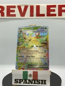 Pokemon Leafeon Ex #006/131 Evoluzioni Prismatiche Doppio Raro Nuovo con etichette - Spagnolo - Foto 1 di 4