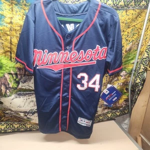 Majestic Authentic Minnesota Twins KIRBY PUCKETT #34 Jersey Size 40; BRAND NEW - Picture 1 of 12