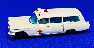 Vintage Matchbox S&S Cadillac Ambulance No. 54 White Lesney 1960's - Picture 1 of 5