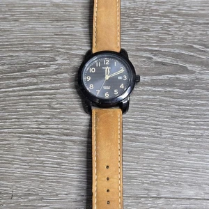 Timex Highland Street Herren T2P133 formelle Indiglo Leder Quarzuhr NeedBattery - Bild 1 von 6