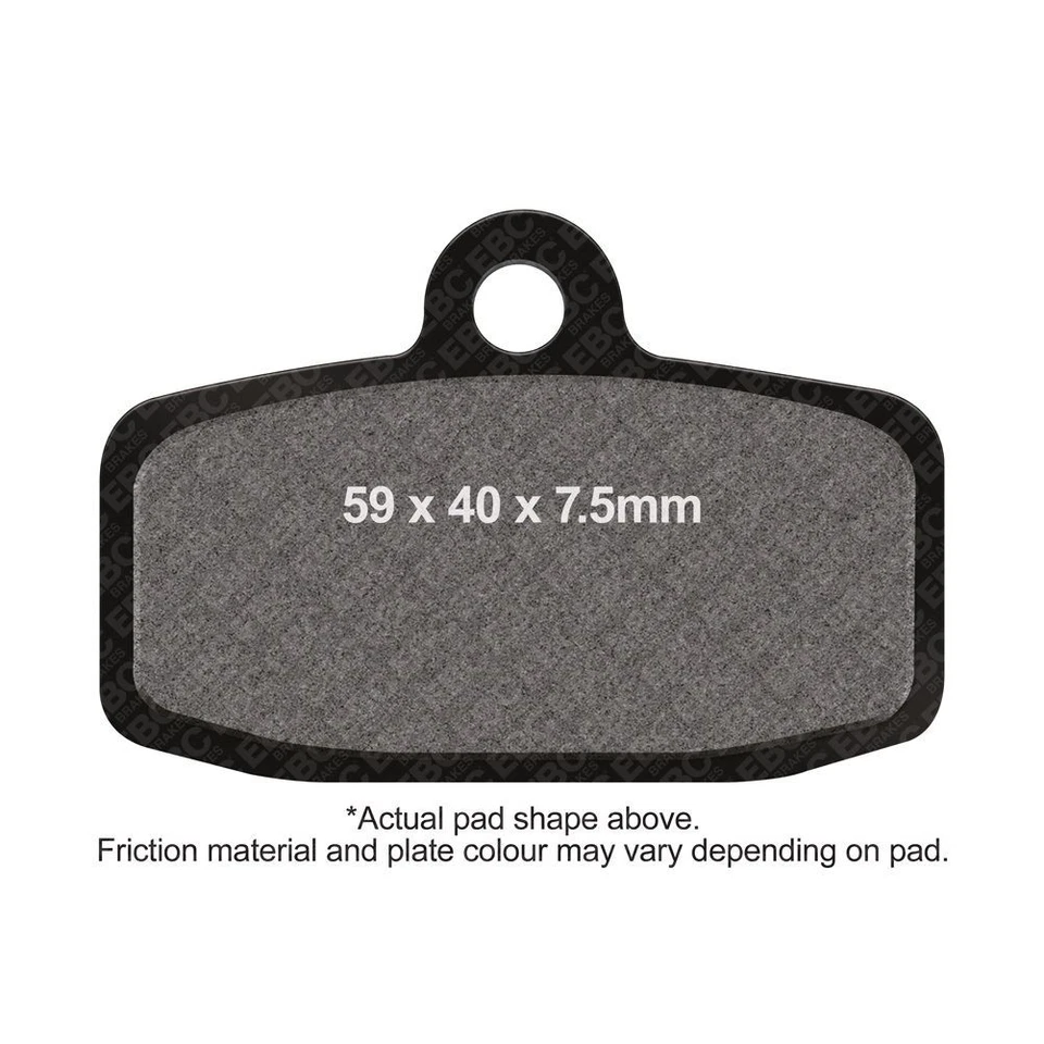 Pastillas de freno delanteras izquierda EBC motocicleta TT (E391) para KTM 250 R Freeride 2T 2014-19 Foto 1 de 1