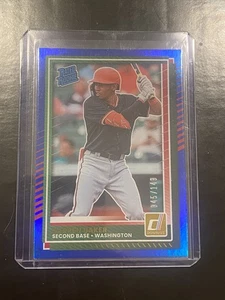 Darren Baker 2025 Donruss Blue Rookie card #43, #d 045/149! Washington Nationals - Imagen 1 de 2