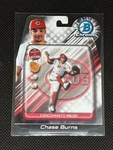 2024 Bowman Draft - Chase Burns - Bowman in Action - BIA-2 - Reds - Top Prospect - Picture 1 of 2