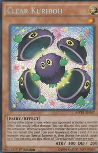 YUGIOH HOLO CARD CLEAR KURIBOH MVP1-ENS47 1ST EDITION - Imagen 1 de 1