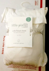 Organic Little Planet by Carter's Crib Fitted Sheet Cotton - Picture 1 of 2