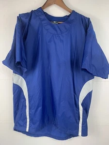 Easton Herren großer blauer kurzärmliger belüfteter sportlicher Outdoor Pullover - Bild 1 von 7