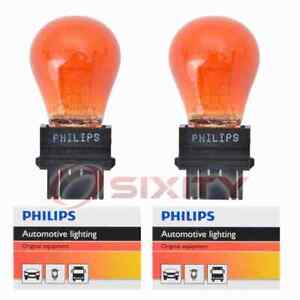 2 pc Philips Parking Light Bulbs for Subaru Legacy Outback 2005-2007 wg