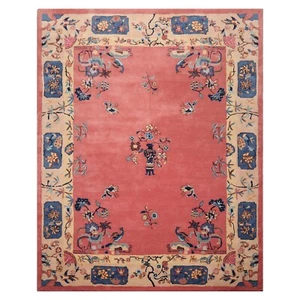 Multi Size Multi Color Hand Tufted Chinese Art Deco New Zealand Wool Area Rug - Picture 1 of 209